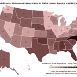 Health Insurances Losses from Senate Bill by State