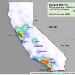 Heatmap of Electric Vehicle (EV) Sales in California (Animation)