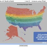 Splitting the US by Population